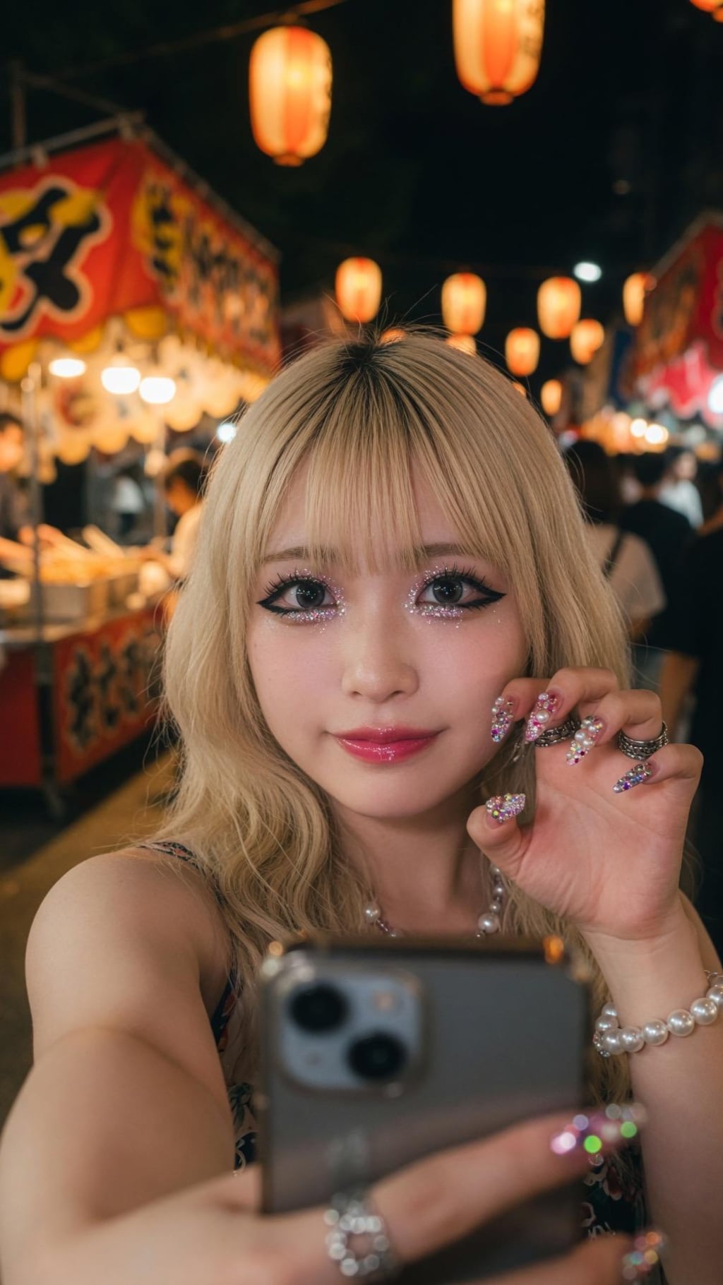 金髪ちゃん　夏祭り2