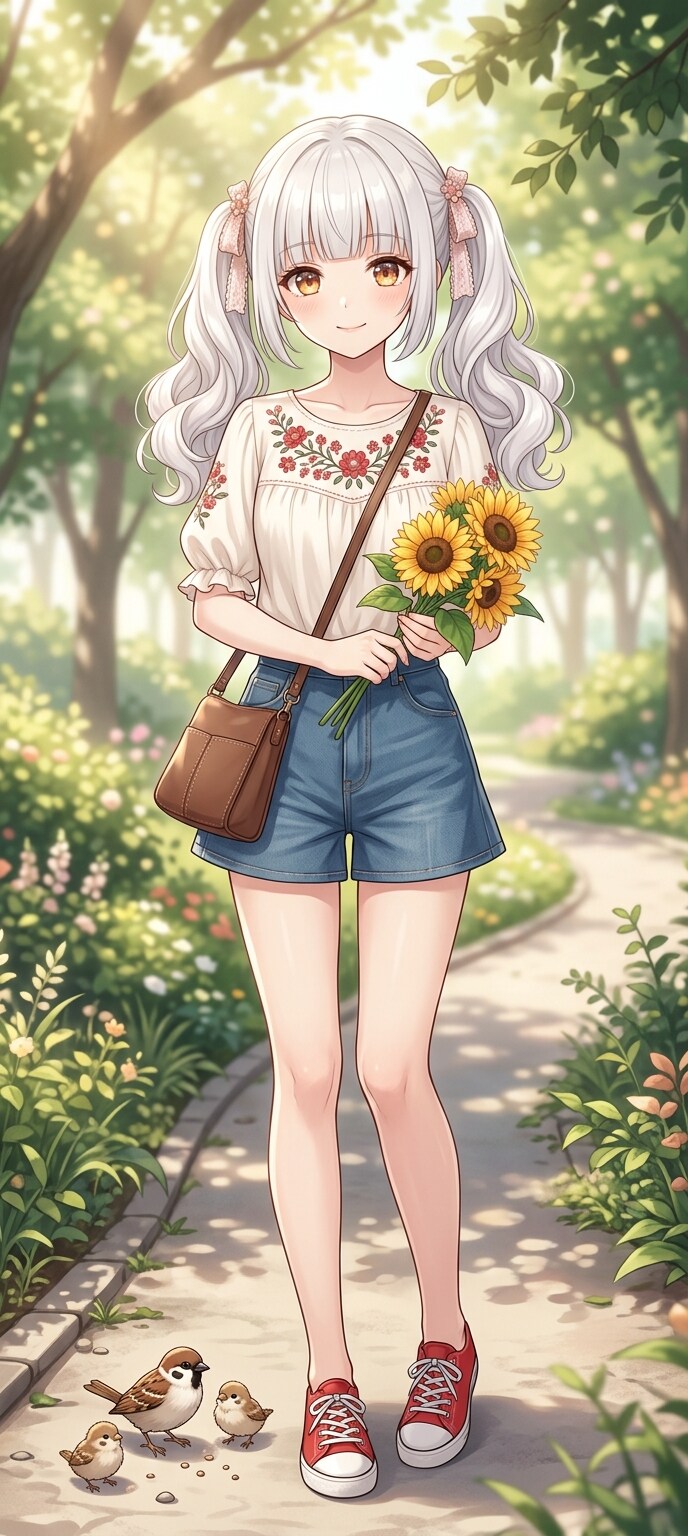 公園でお散歩 | の人気AIイラスト・グラビア