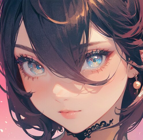 黒髪レディ２