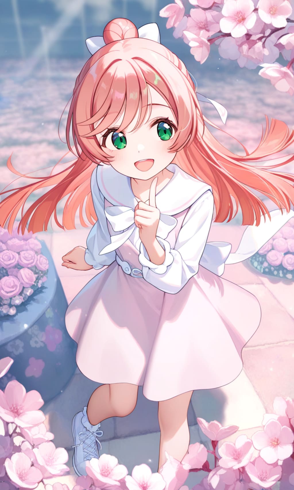 花の季節・虹ヶ丘ましろ。