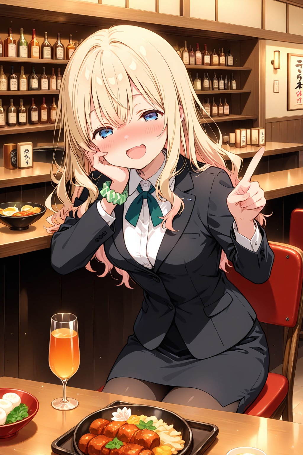 ほろ酔いブロンドさん