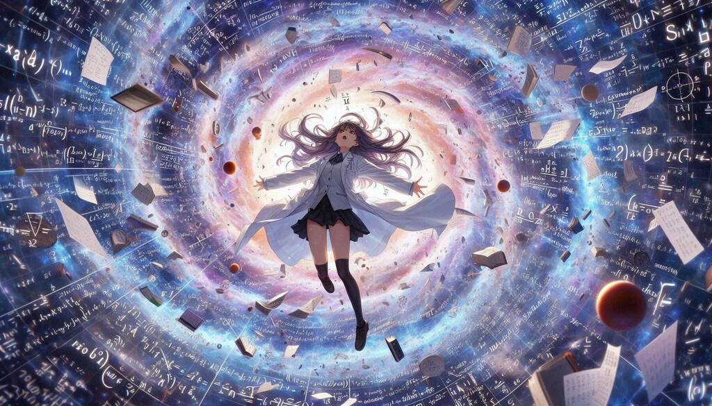 数式は宇宙！！・・宇宙すら解き明かせると言われる数学の沼にハマっちゃった天才少女ちゃん！