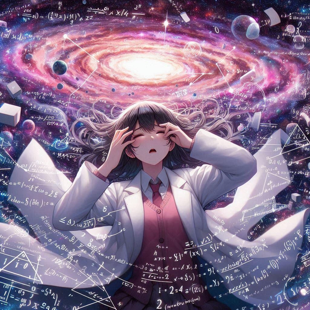 数式は宇宙！！・・宇宙すら解き明かせると言われる数学の沼にハマっちゃった天才少女ちゃん！