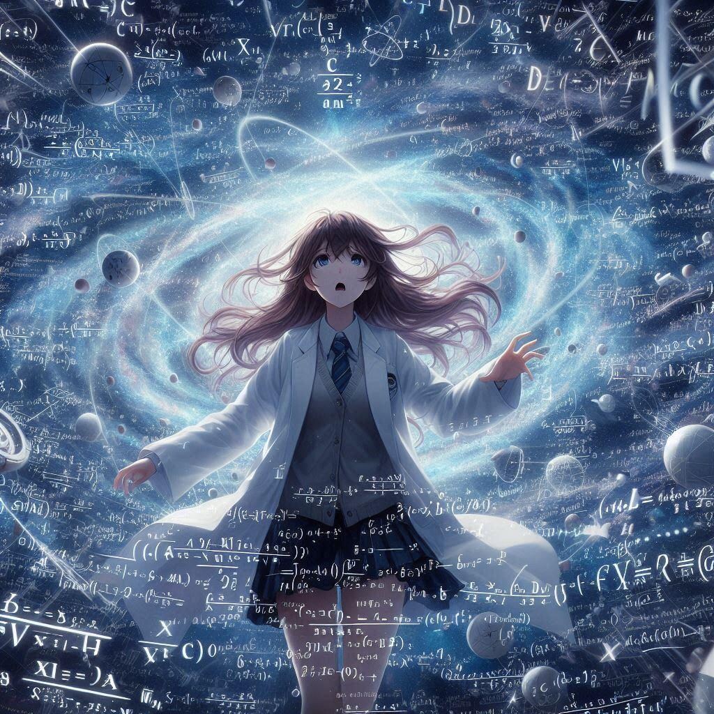 数式は宇宙！！・・宇宙すら解き明かせると言われる数学の沼にハマっちゃった天才少女ちゃん！