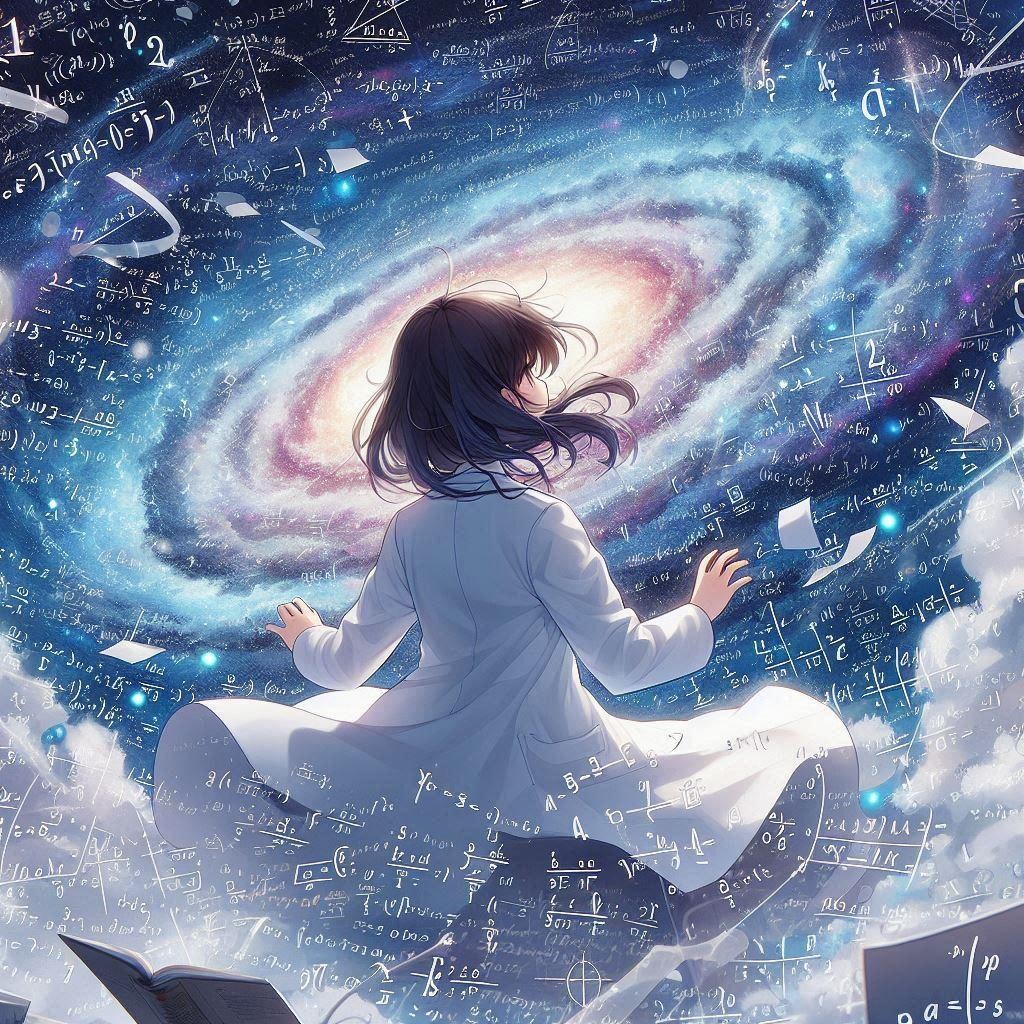 数式は宇宙！！・・宇宙すら解き明かせると言われる数学の沼にハマっちゃった天才少女ちゃん！
