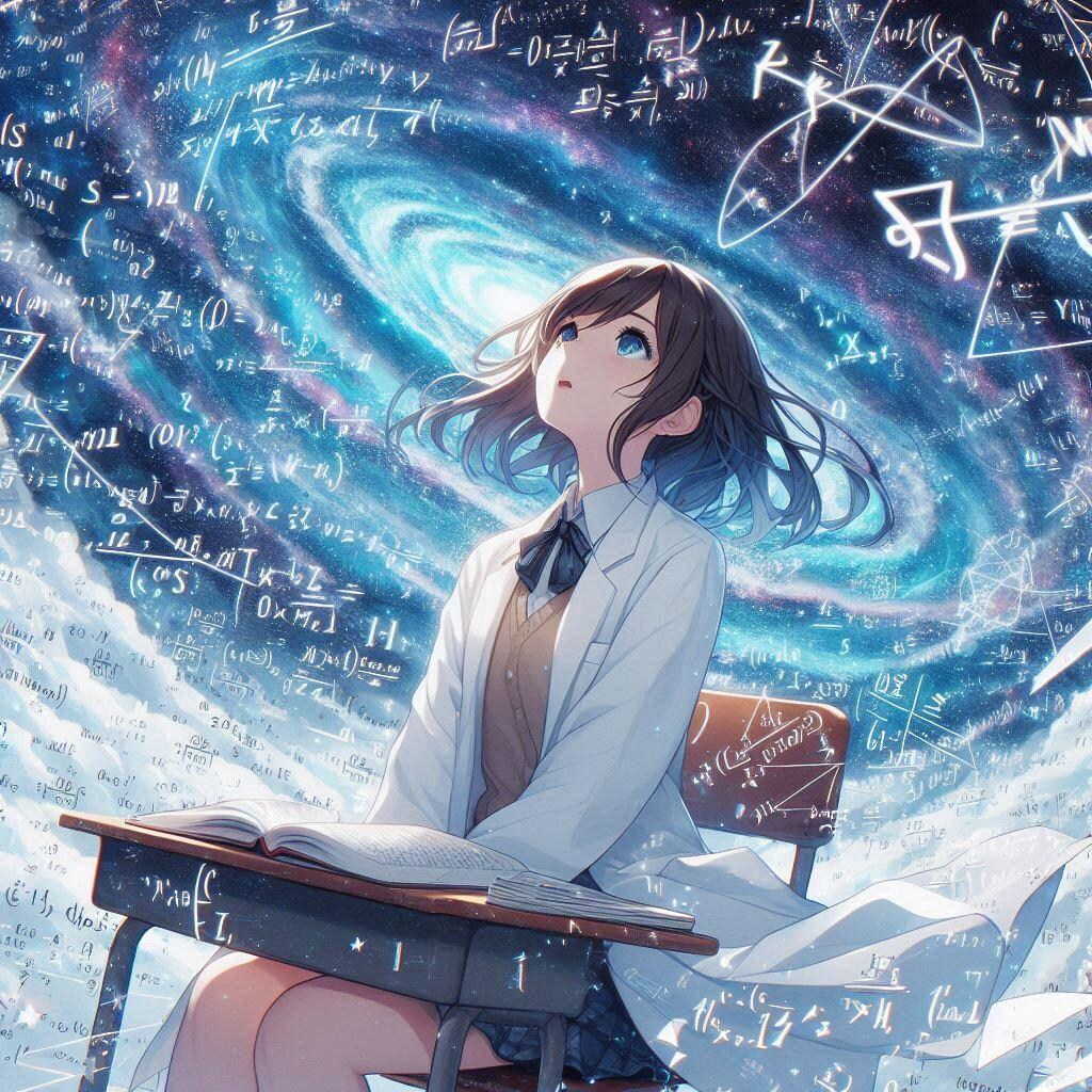 数式は宇宙！！・・宇宙すら解き明かせると言われる数学の沼にハマっちゃった天才少女ちゃん！