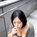 チクチラ喫煙 10枚目