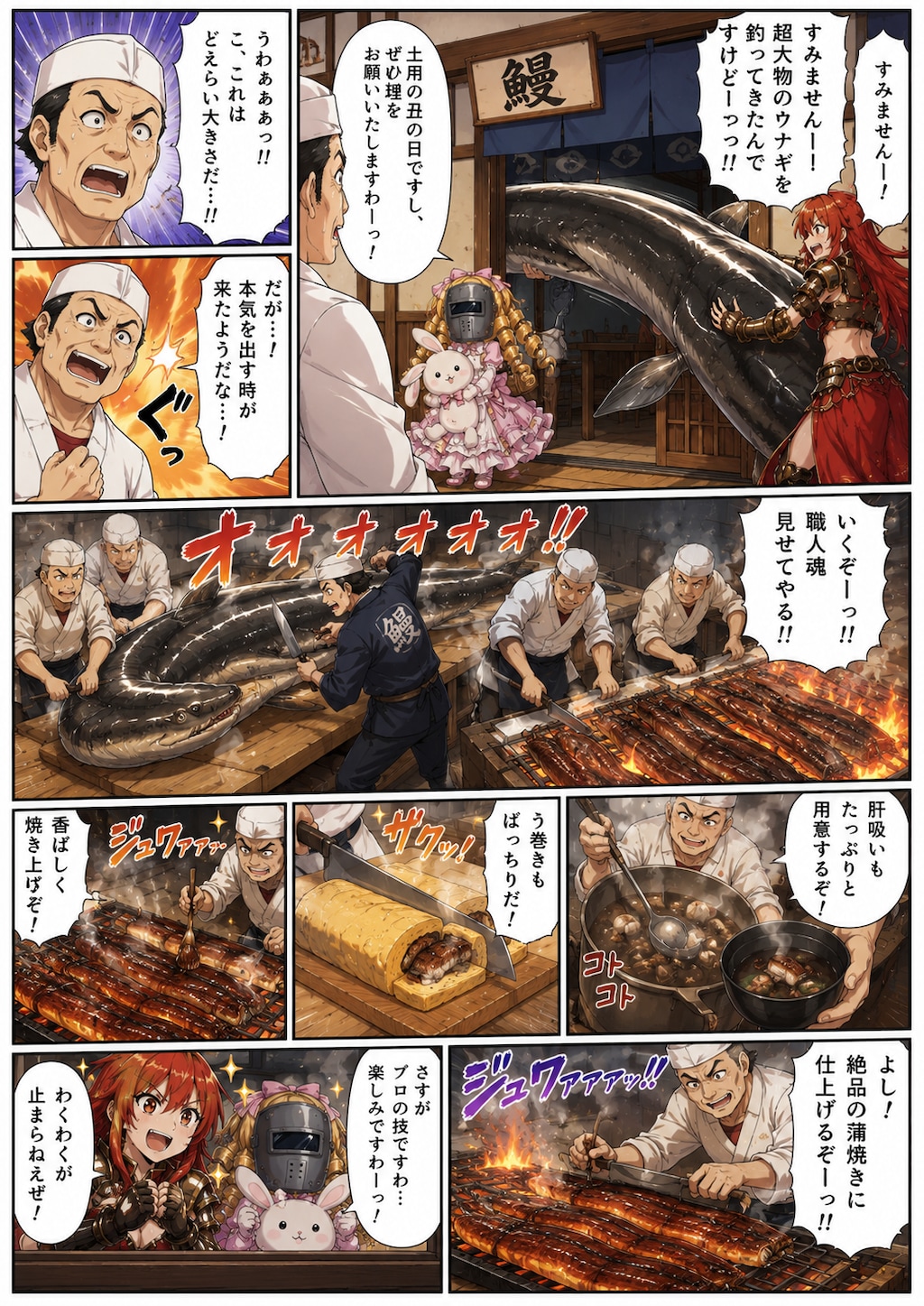 土用の丑の日ですわ！
