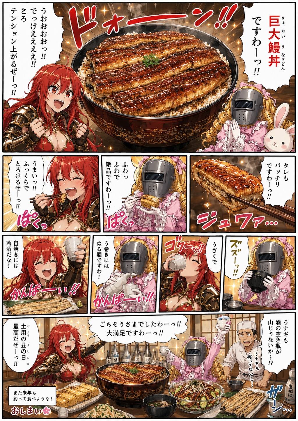 土用の丑の日ですわ！