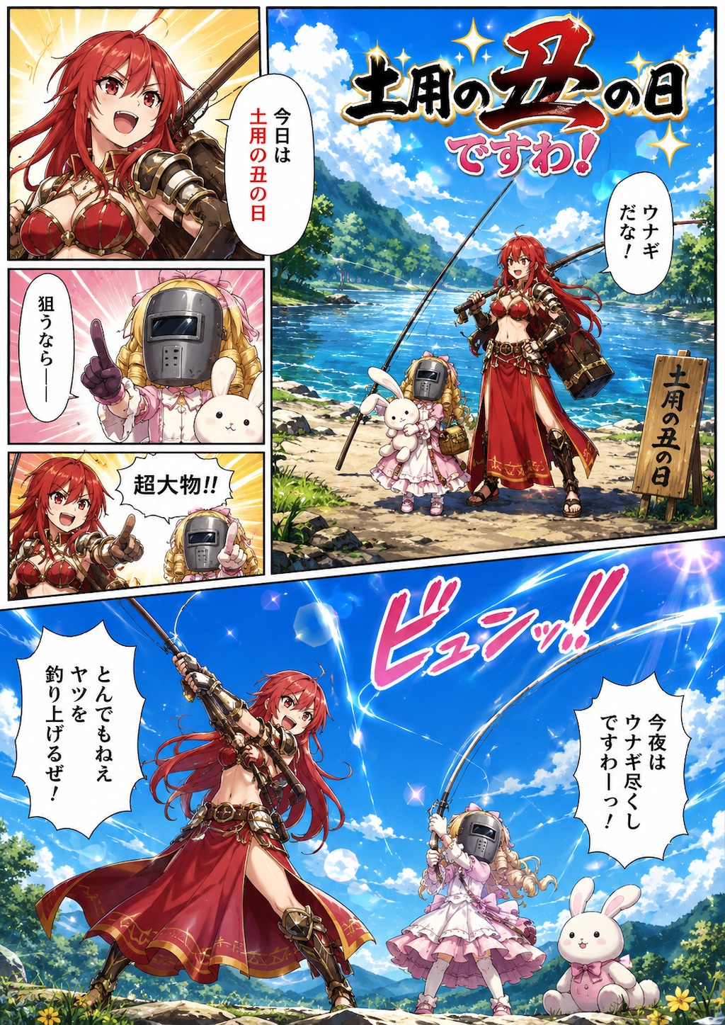土用の丑の日ですわ！