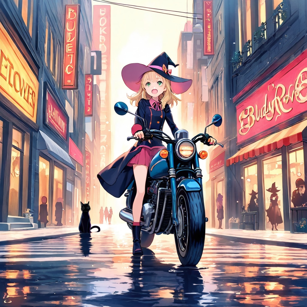 バイク好きな魔女