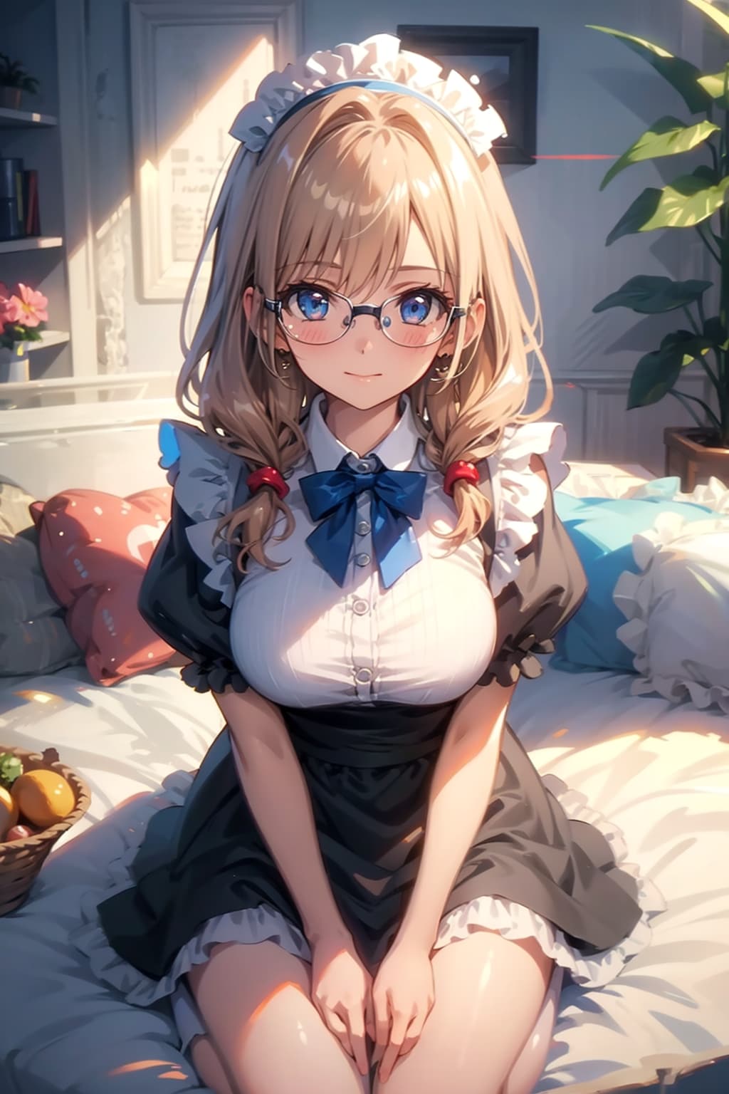 メガネ美少女メイド