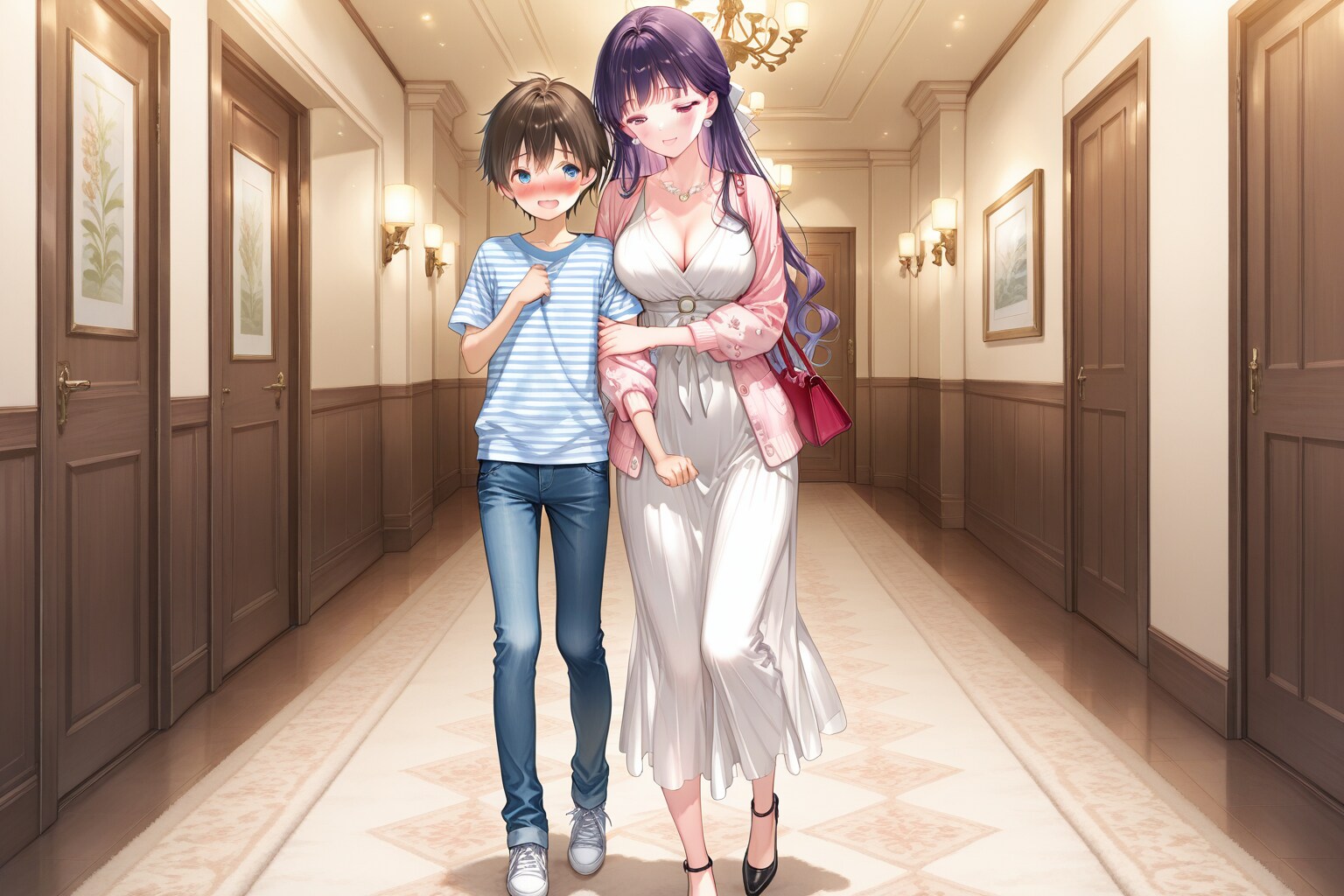 初めて会った男の子とその日のうちにホテルに行くお母さん