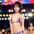 大興奮の水着美女ショー 8枚目