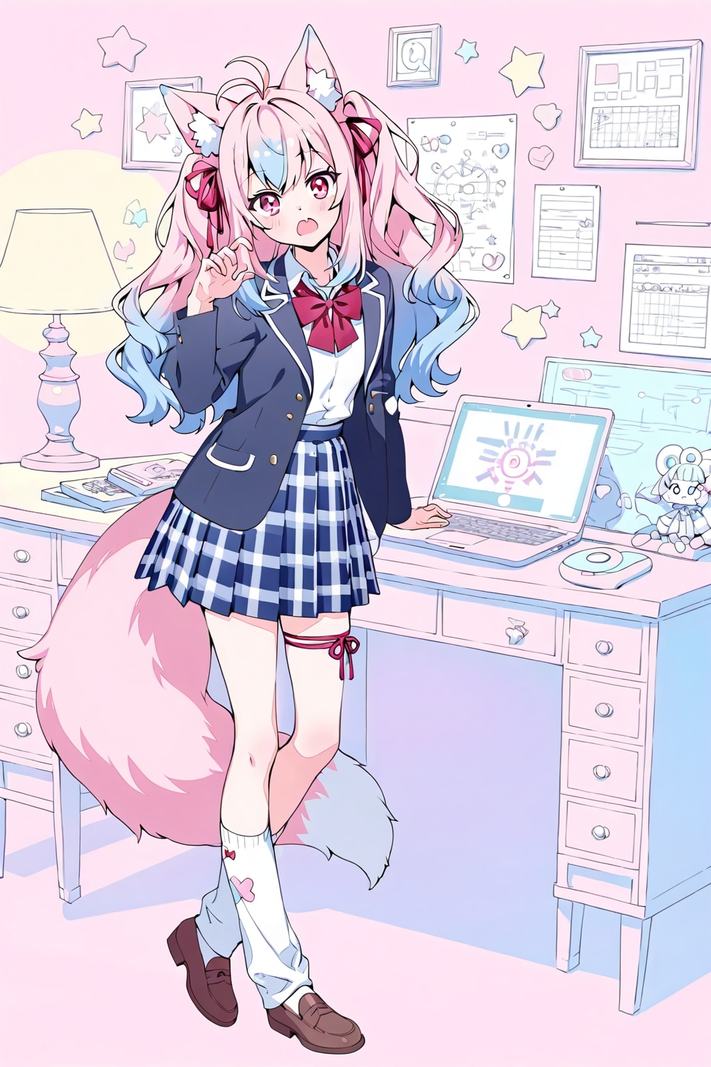 今日の狐耳娘