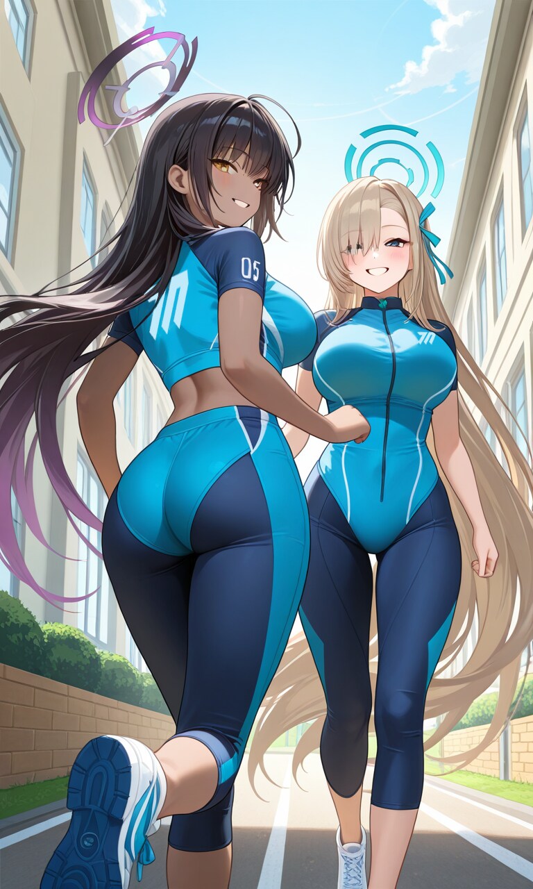 アスナとカリン　アスリート7