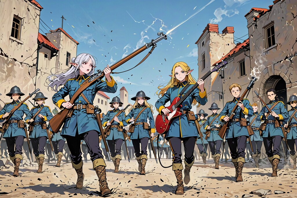 エルフの行軍