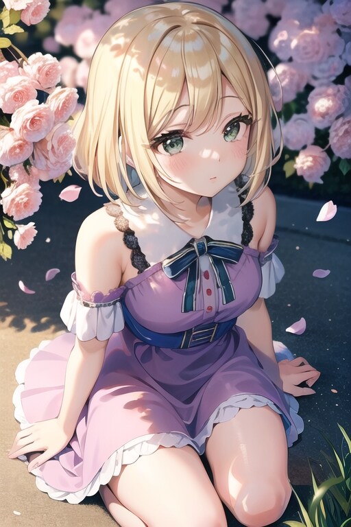 金髪娘 | の人気AIイラスト・グラビア