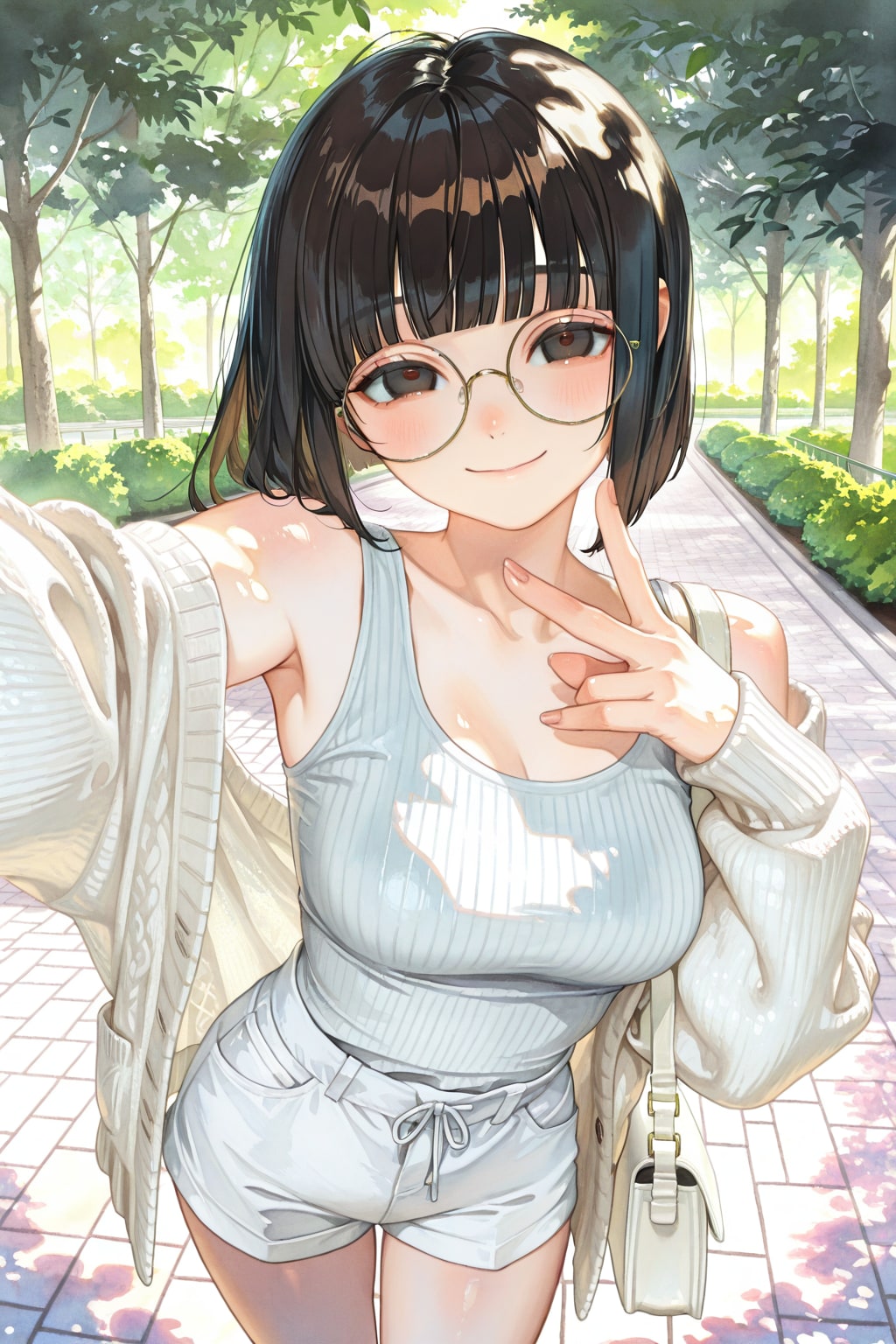 裏ピース