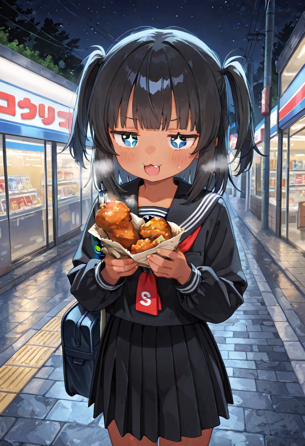 大人達に悪いことを仕込まれるこなつ