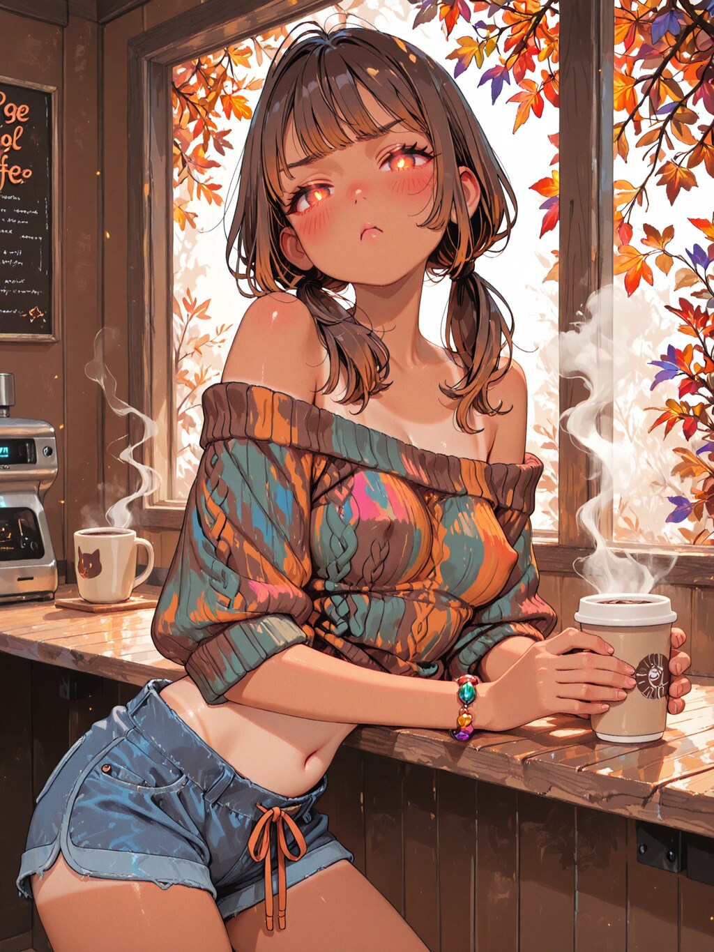 コーヒーショップの遅刻