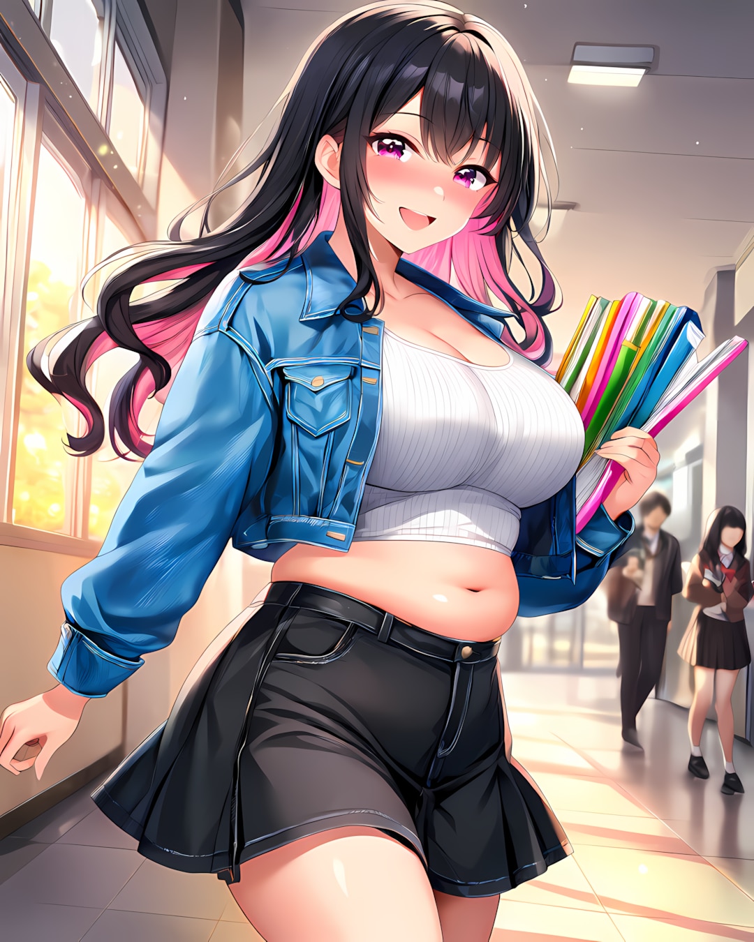 📚キャンパスを歩くリナちゃん💙
