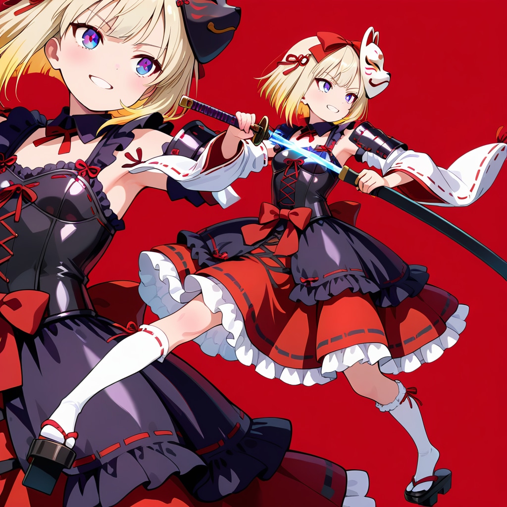 ロリータ巫女【戦闘】