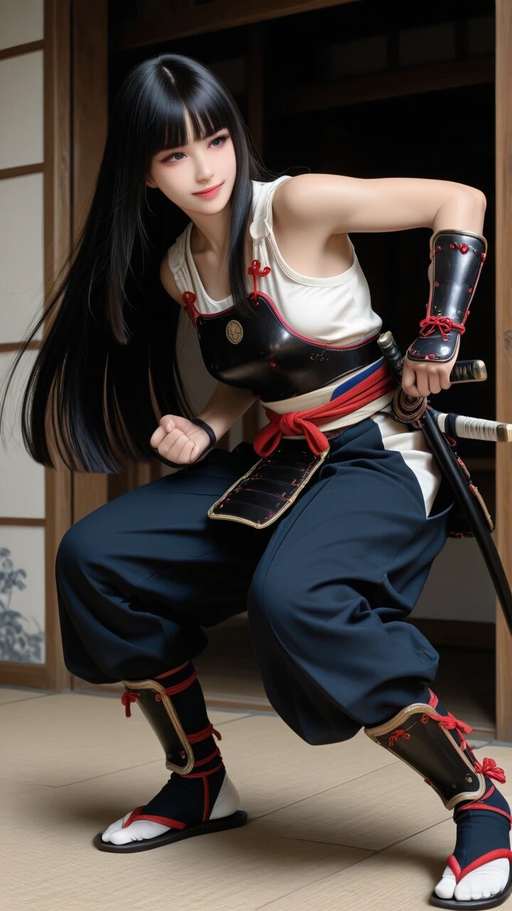 かっこかわいい武道家細川百合香の名古屋城修行