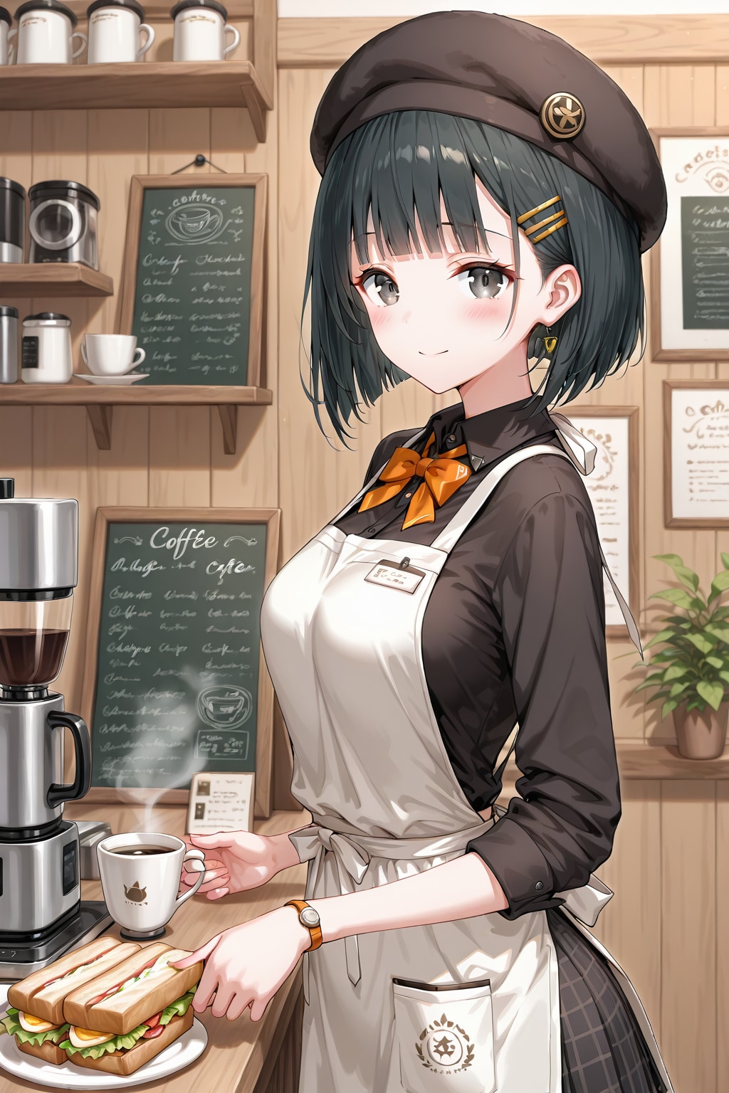 妹ちゃん✨カフェへようこそ‼️🥰☕️✨１４６ | の人気AIイラスト・グラビア