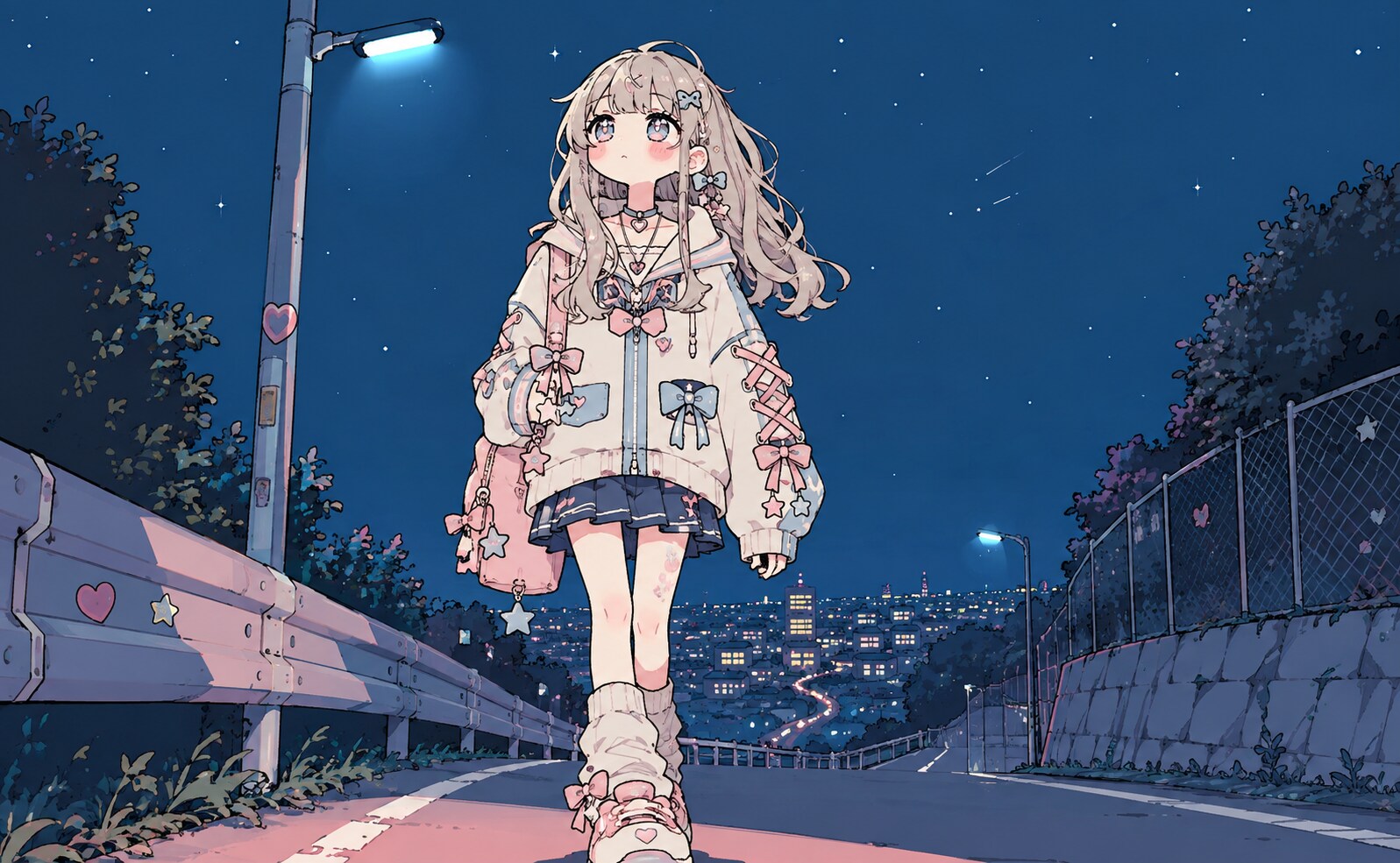 夜道 | の人気AIイラスト・グラビア