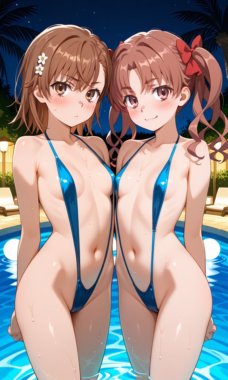おねぇさまとお揃いの水着