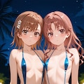 おねぇさまとお揃いの水着 4枚目