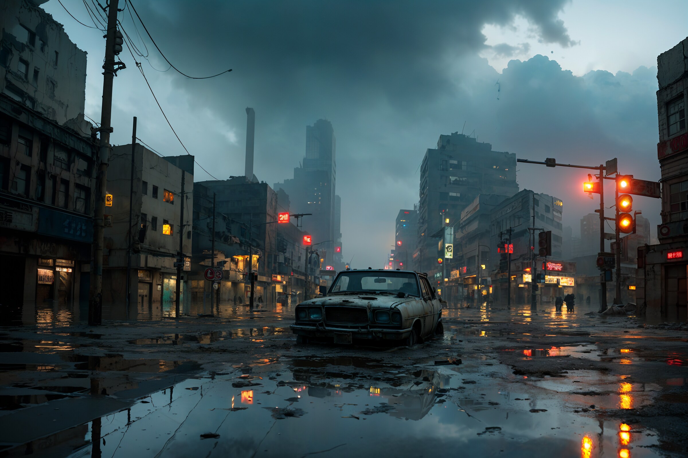 Bad End Town | の人気AIイラスト・グラビア