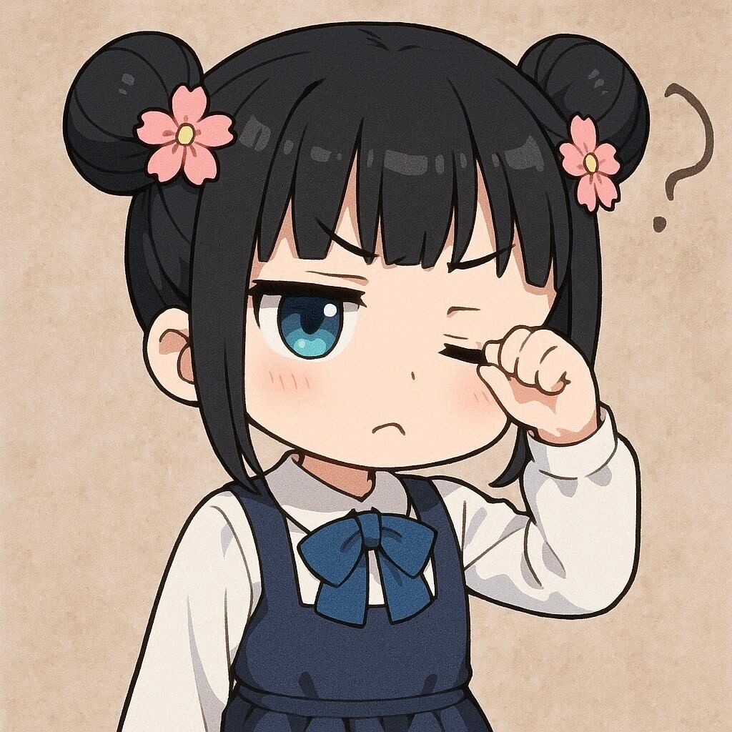 何かが二重に見えて目をこするおだんごちゃん🍡✨ | の人気AIイラスト・グラビア