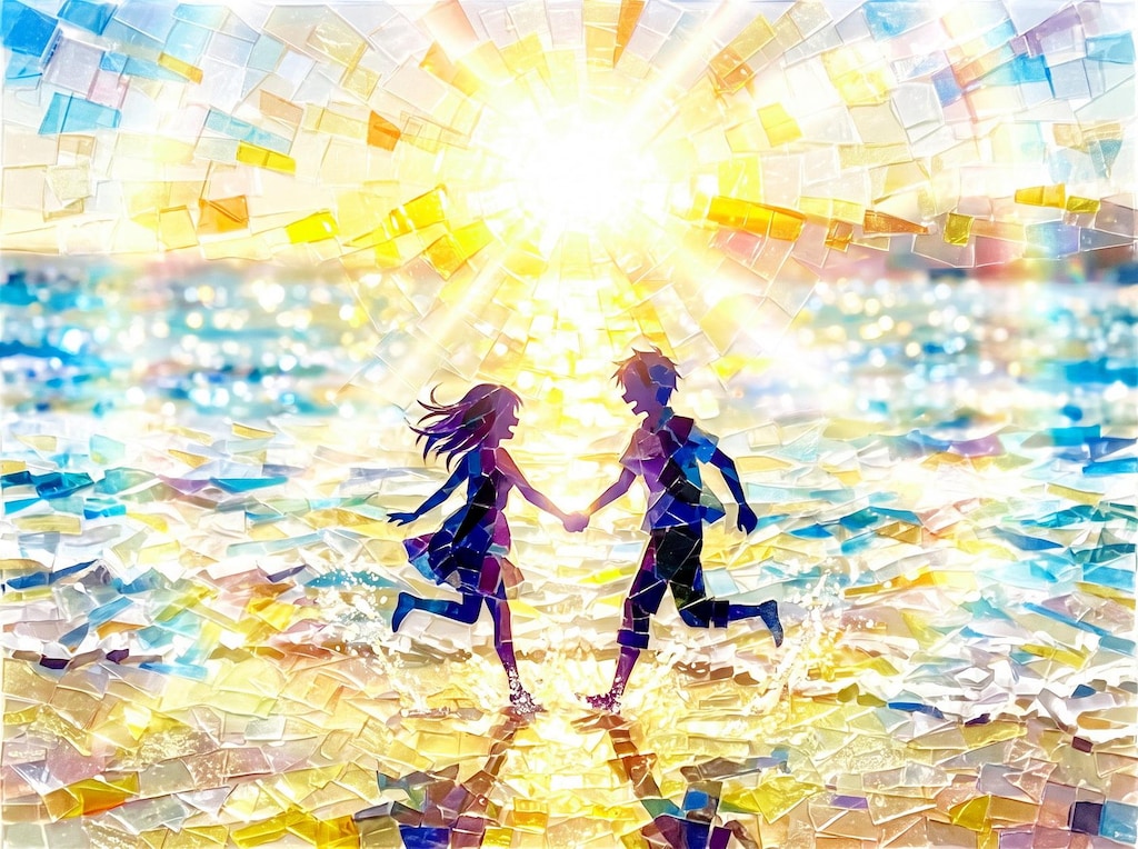 光の中で