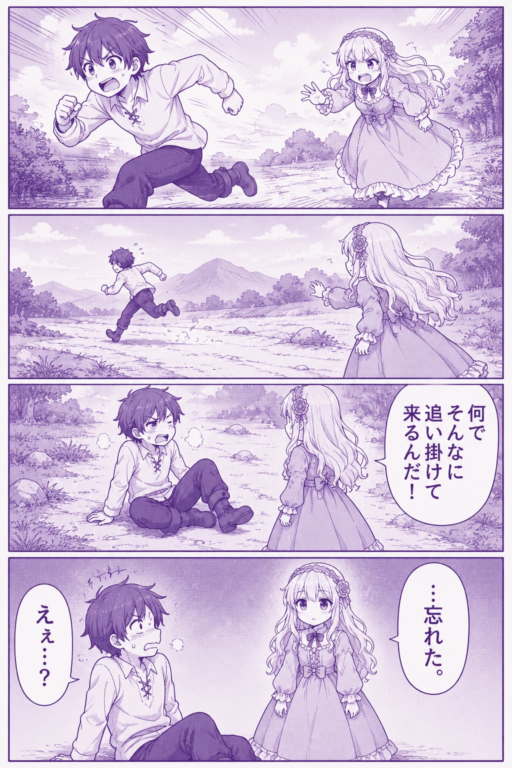 謎の追い回し