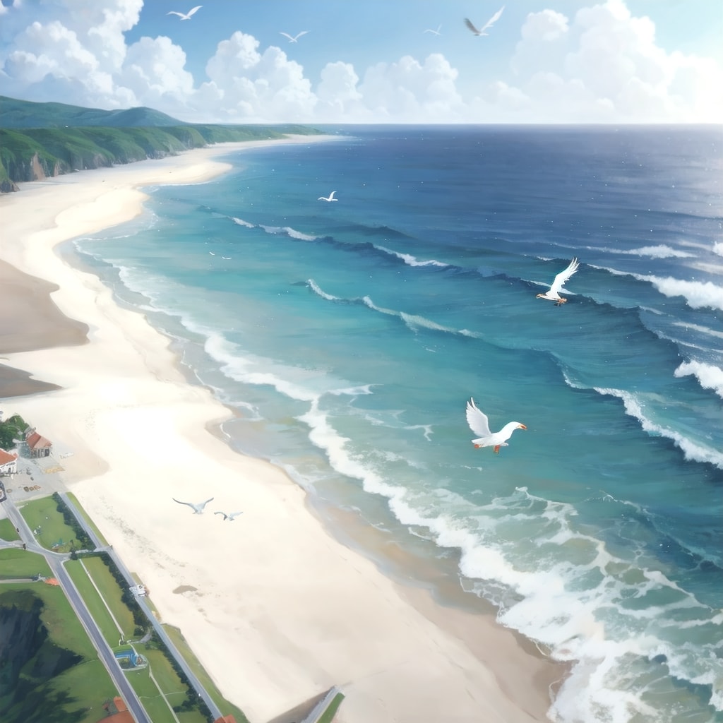 海 | の人気AIイラスト・グラビア