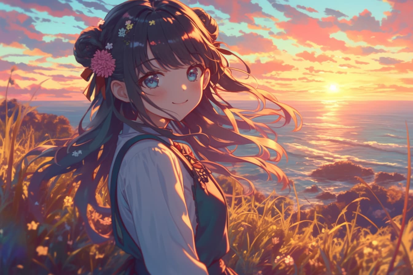 夕暮れのおだんごちゃん🍡✨184