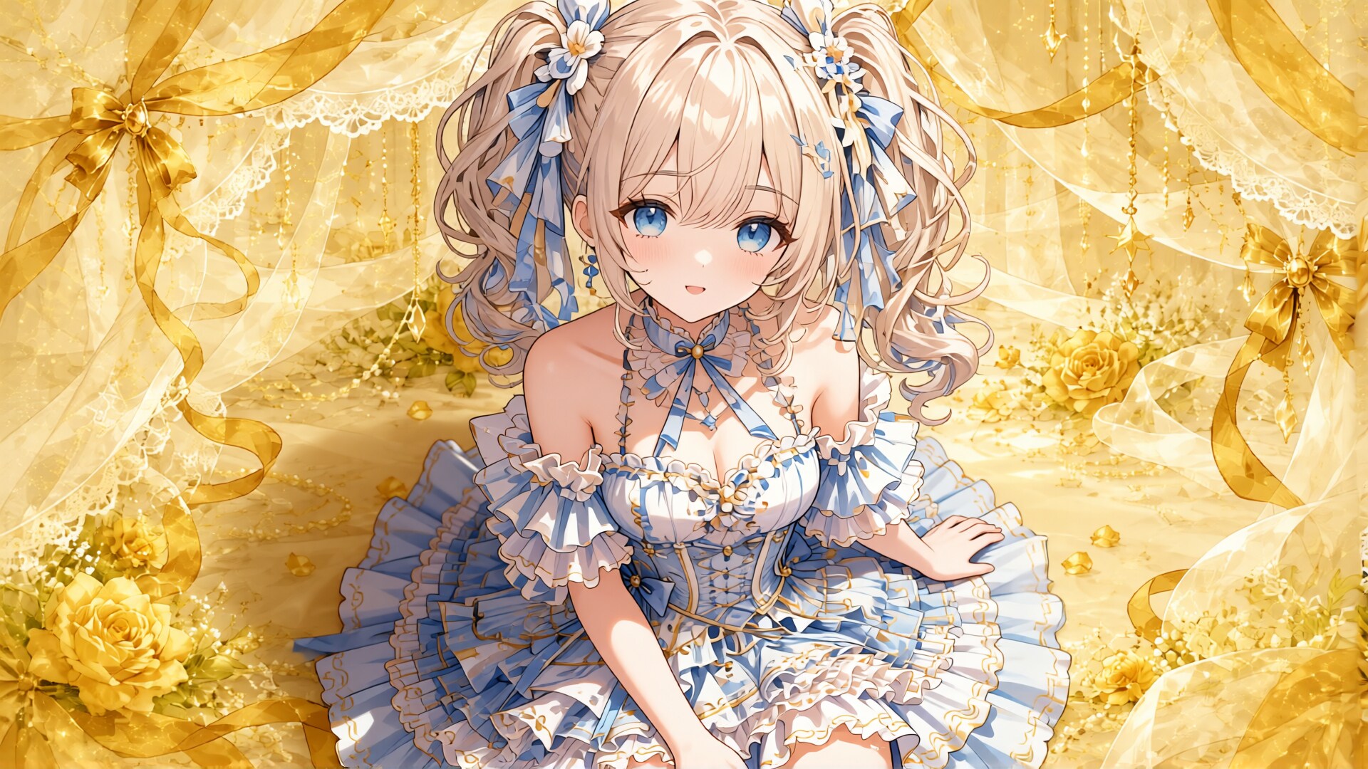金髪少女とドレス　その15-4