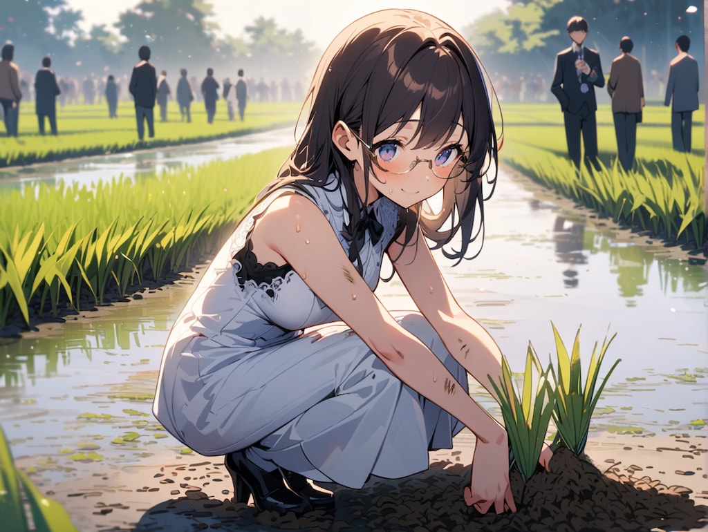 フォーマル田植え会場