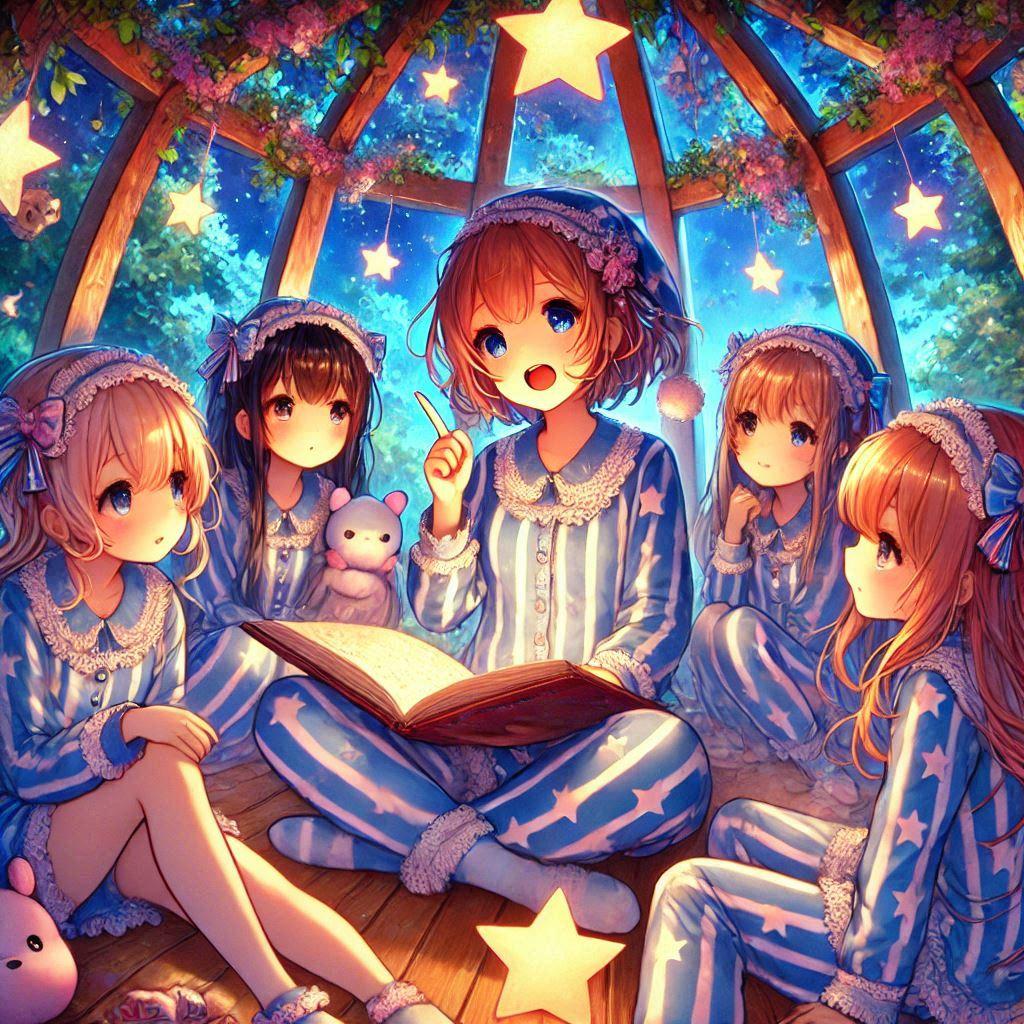 星空のパジャマパーティー