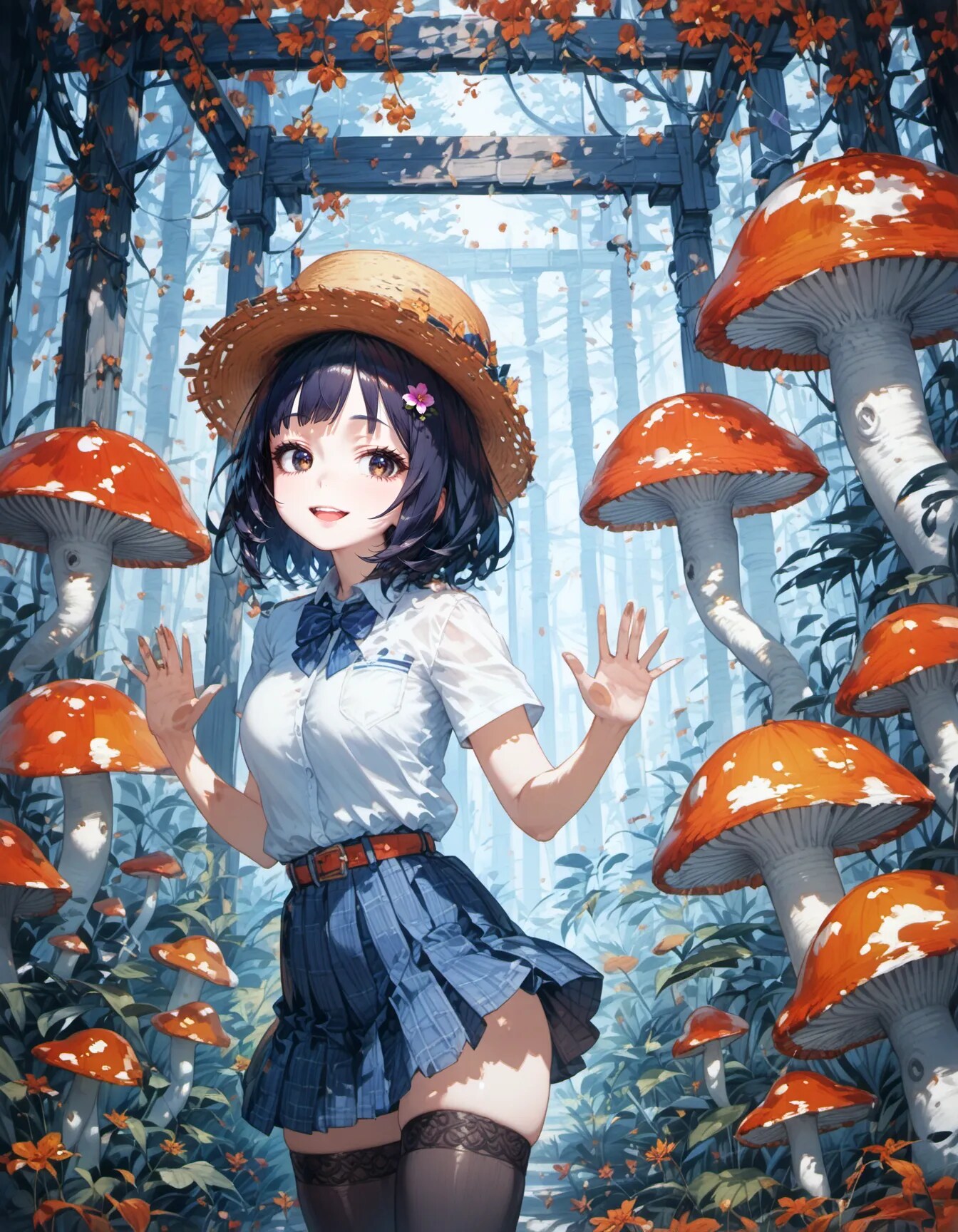 Among the Giants of the Forest Floor