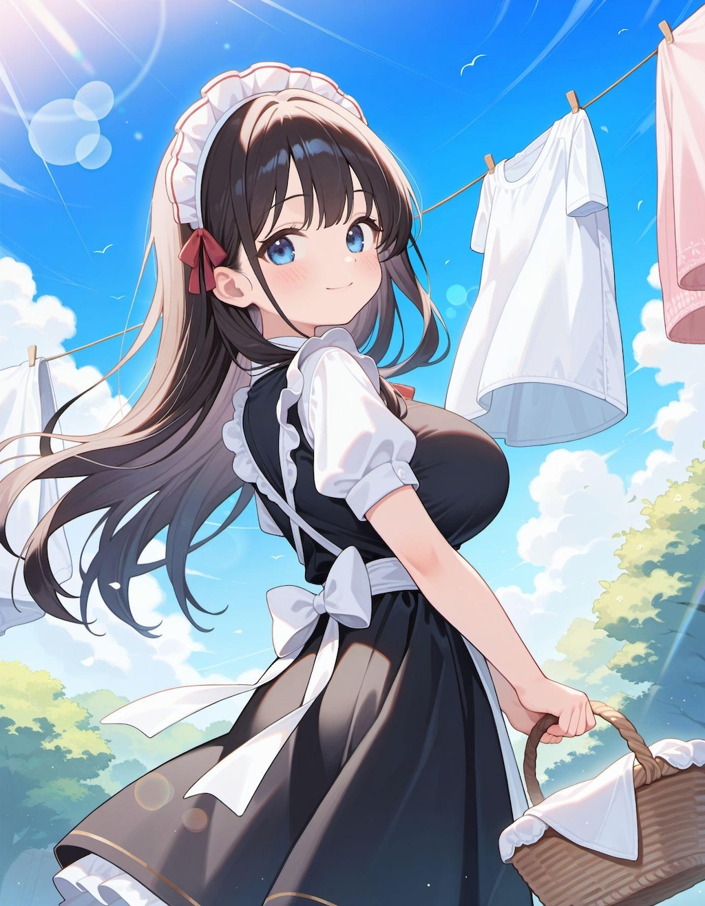 梅雨の晴れ間に