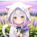 フロルと紫のお花 4枚目