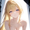 金髪ポニーテールの撮影 5枚目
