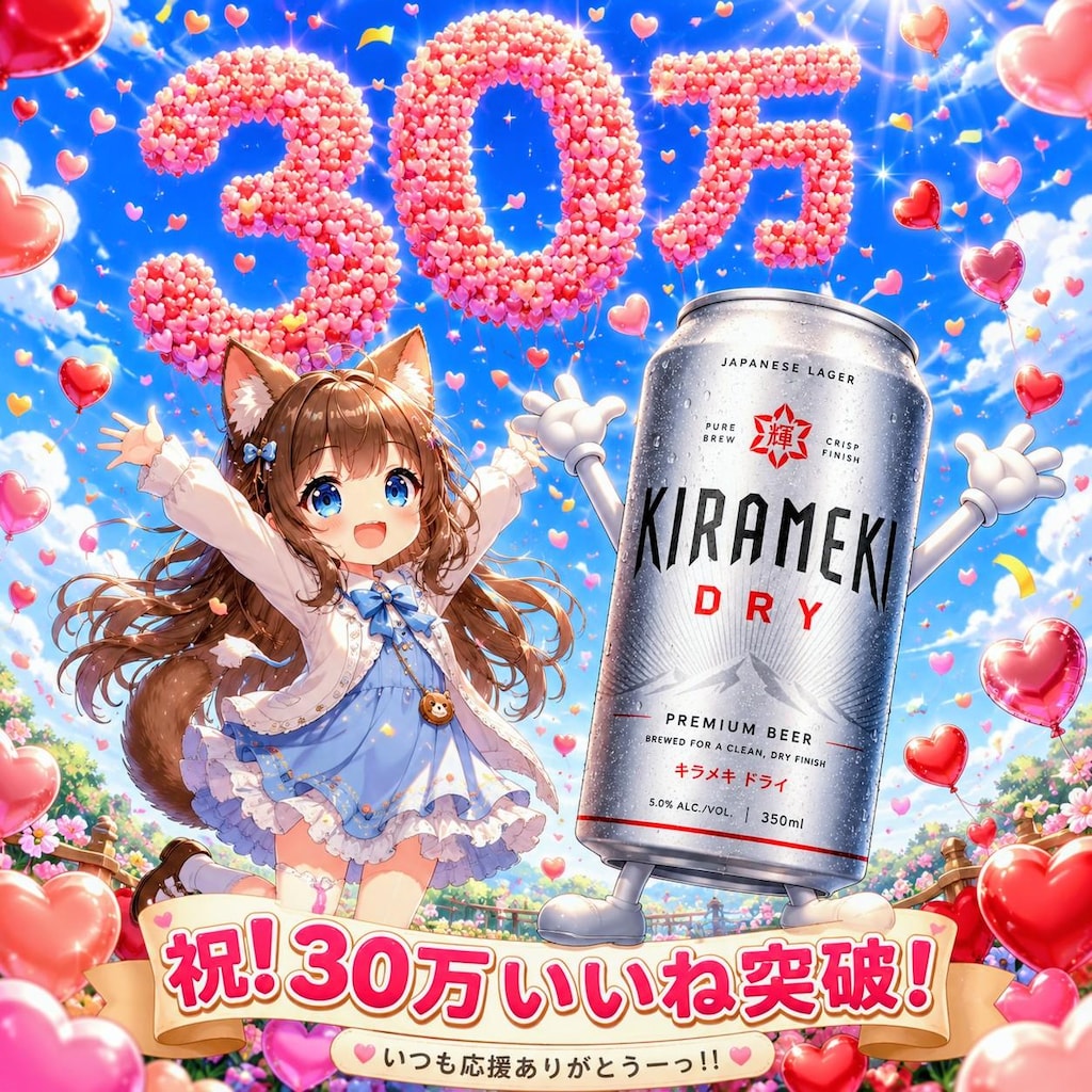 30万いいね達成✨️皆さまありがとうございます