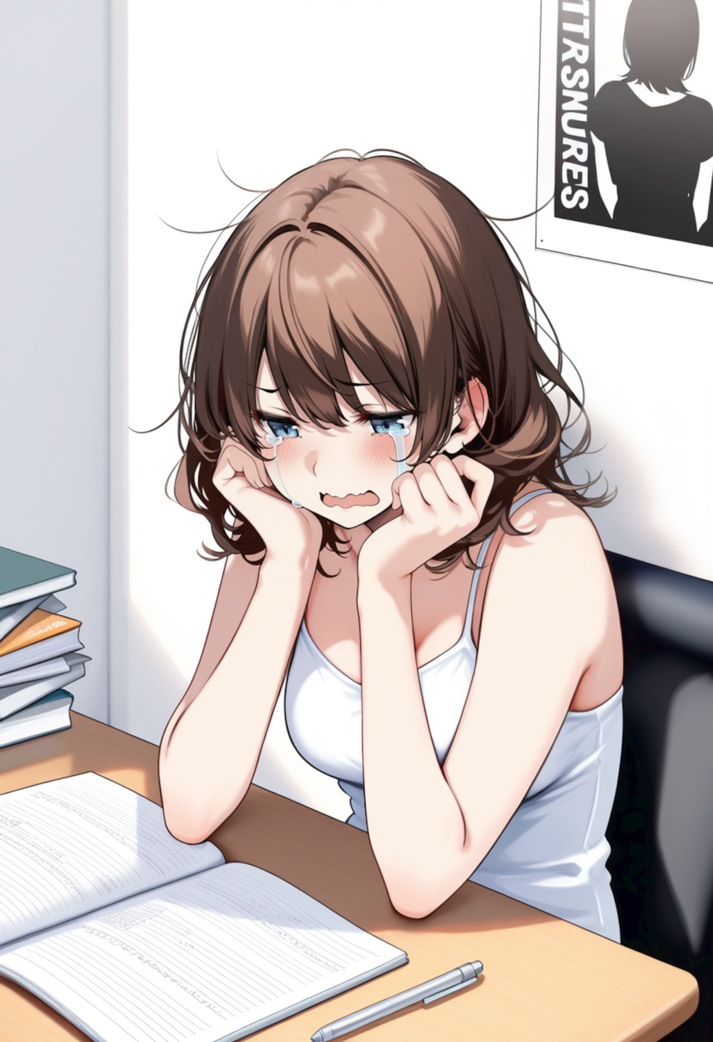 宿題終わらない…涙