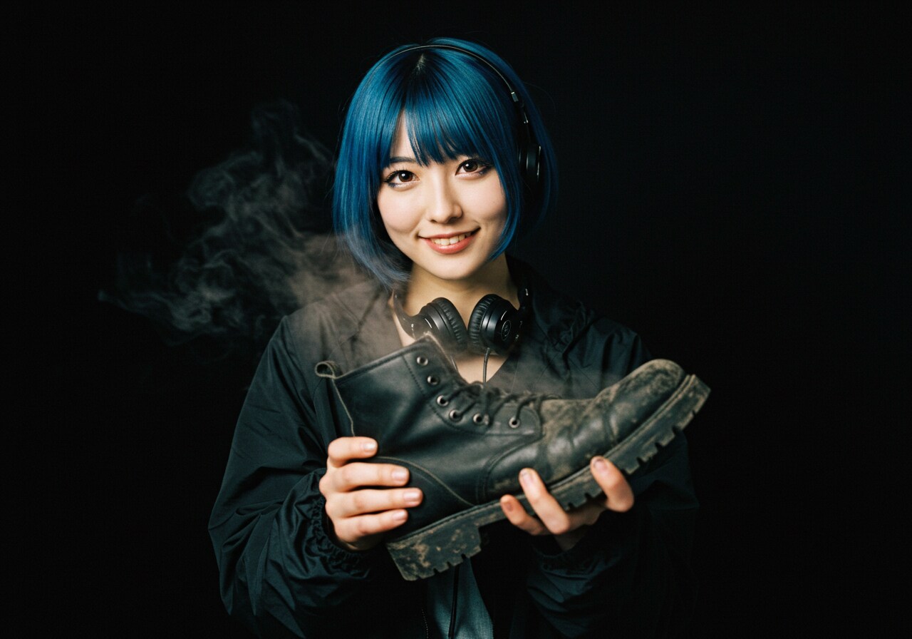 藍奈ちゃん お靴拝見！