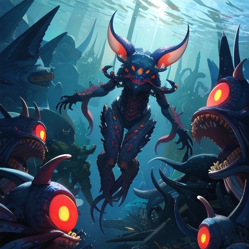 creature(深海の怪物) | の人気AIイラスト・グラビア