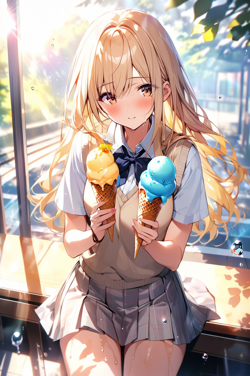 ほら、好きな方たべていいよ♪